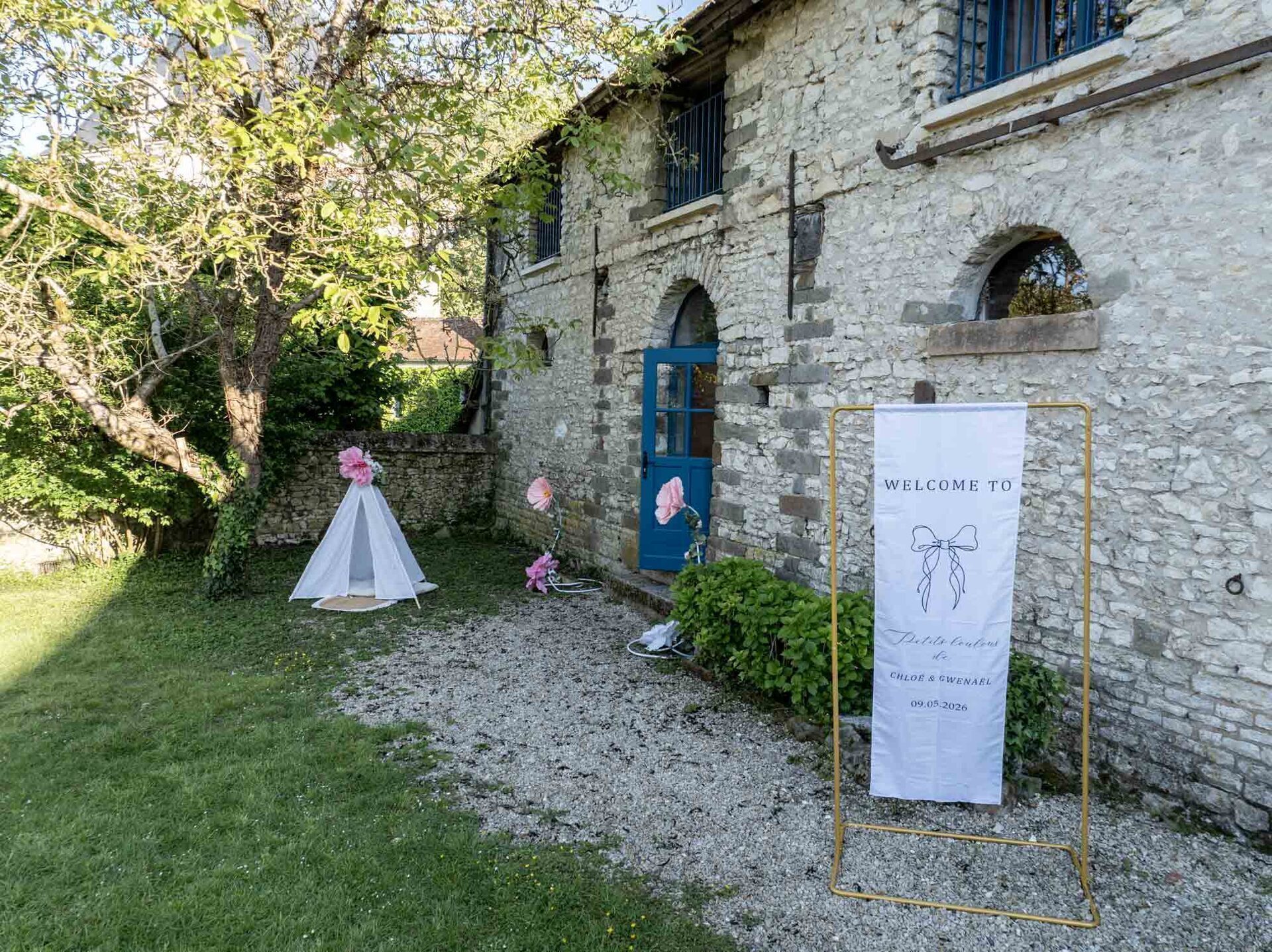 Façade de la Ferme de la Haute Maison